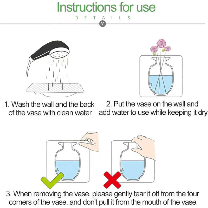 Silicone suction cup wall vase, view 7 - MRSLM