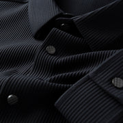 thin slim fit business casual shirt, view 6 - MRSLM