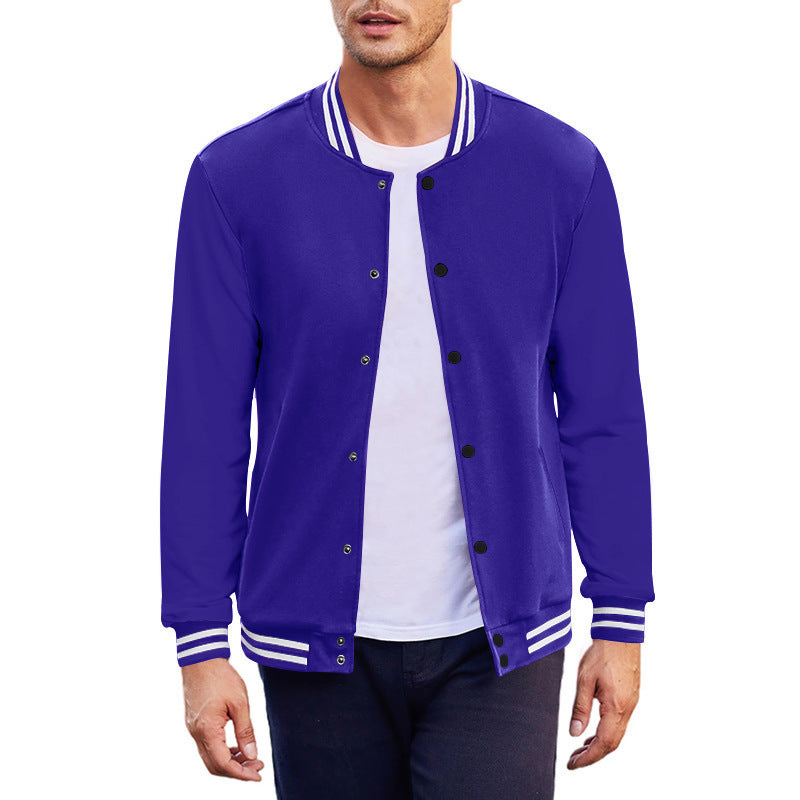 men's baseball uniform flight jacket, view 2 - MRSLM