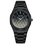 embossed dial men's watch, view 12 - MRSLM