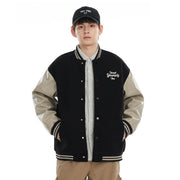 american retro baseball embroidered jacket - MRSLM