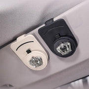 Leather car visor sunglass and card holder - MRSLM