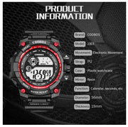 Sports electronic luminous watch, view 3 - MRSLM