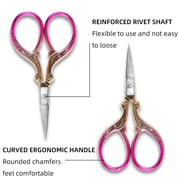 cuticle scissors nail clipper trimmer, view 7 - MRSLM