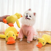 duck shape quacking dog toy, view 7 - MRSLM