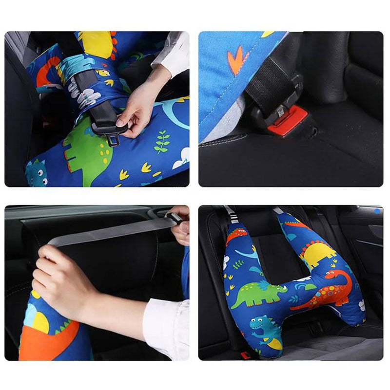 Kids adjustable animal travel neck pillow, view 5 - MRSLM