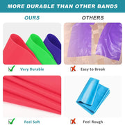 Latex yoga resistance band, view 9 - MRSLM