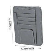 car visor organizer with sunglass clip, view 5 - MRSLM