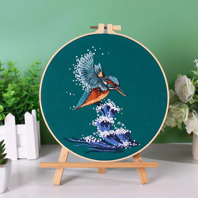 coastal embroidery starter kit, view 4 - MRSLM