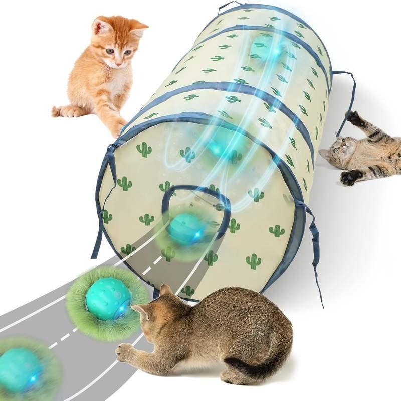 Interactive electric cat ball toy, view 2 - MRSLM