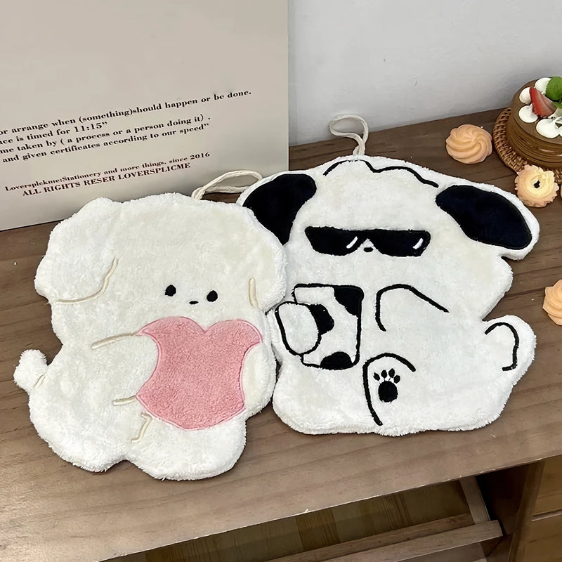 adorable animal hand towels, view 5 - MRSLM