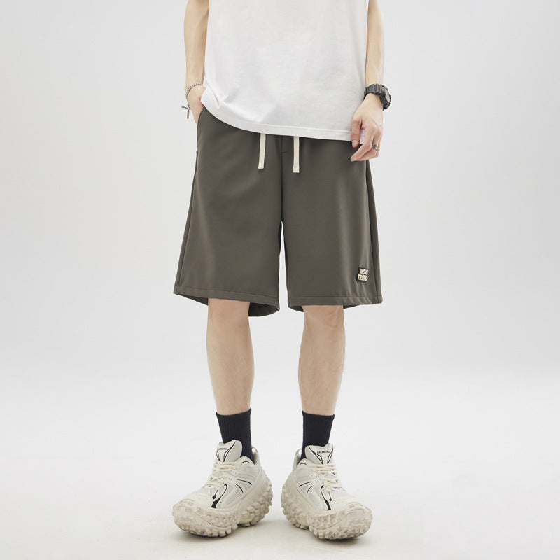 retro casual straight shorts, view 5 - MRSLM