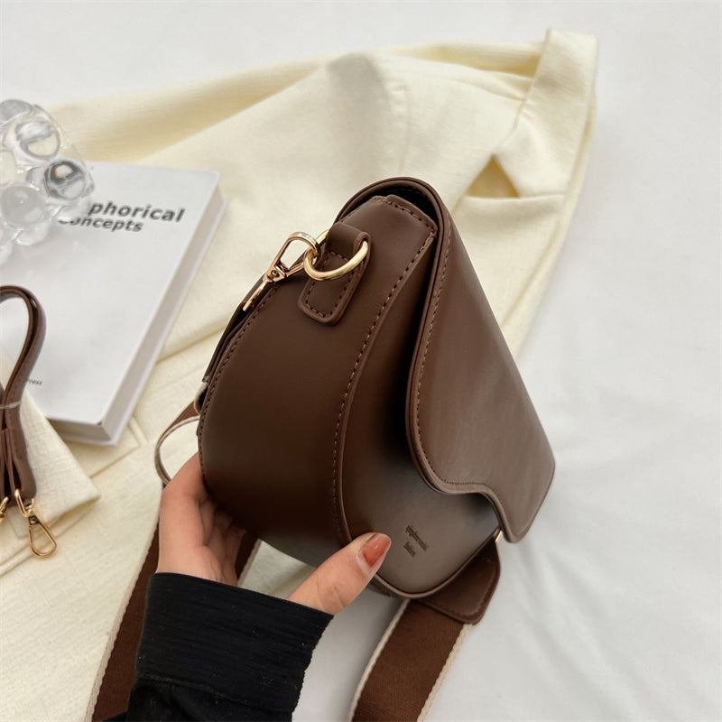 Women's Vintage Leather Chain Shoulder Crossbody Bag