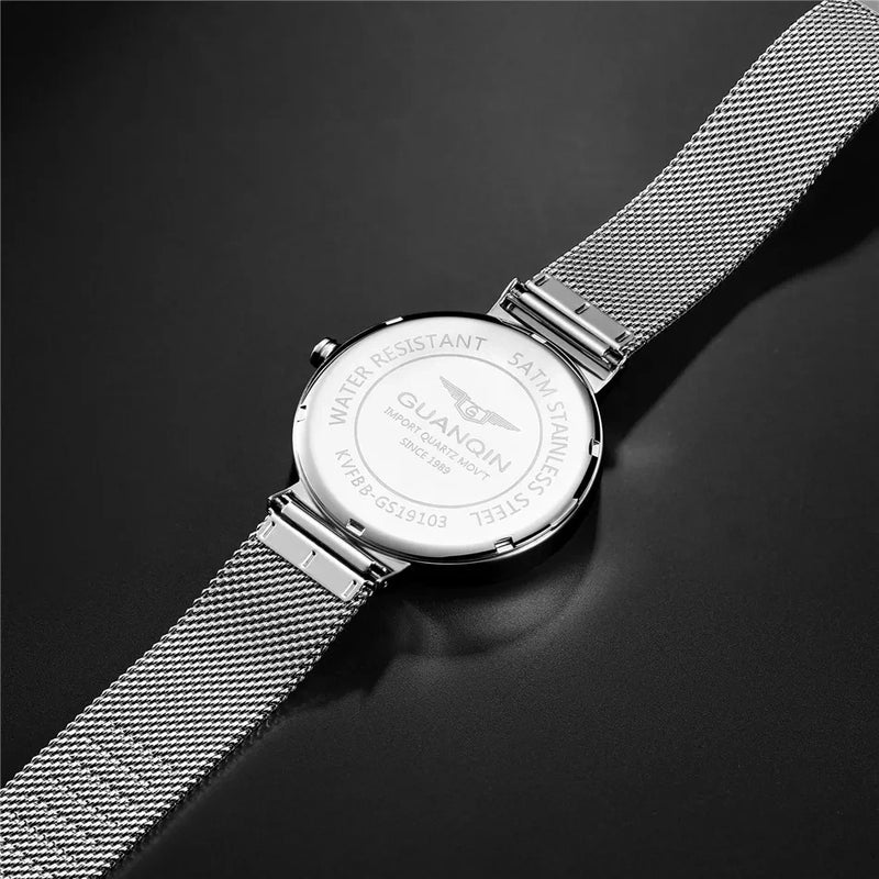 men's quartz mesh band watch, view 7 - MRSLM