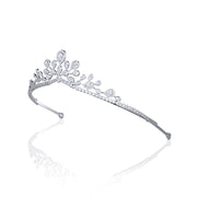 zircon crown wedding headpiece, view 2 - MRSLM