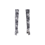 printed mesh pleated sleeves, view 3 - MRSLM