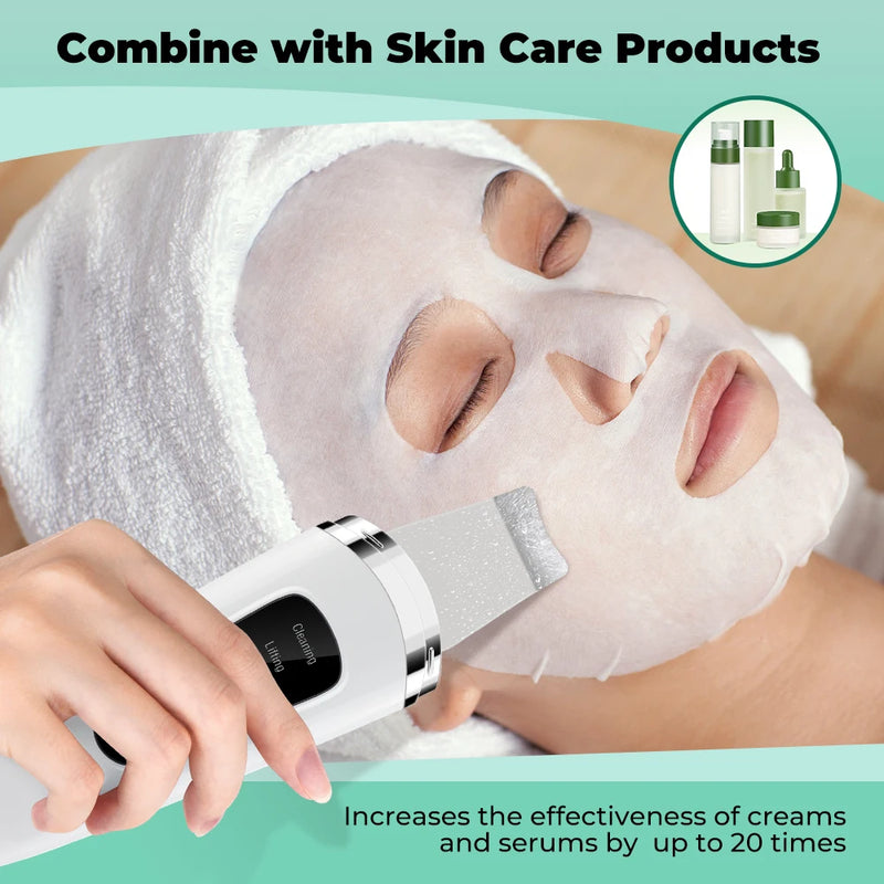 ultrasonic skin scrubber, view 9 - MRSLM