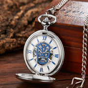skull mechanical pocket watch, view 9 - MRSLM