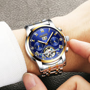 men's luminous hollow automatic mechanical watch - MRSLM