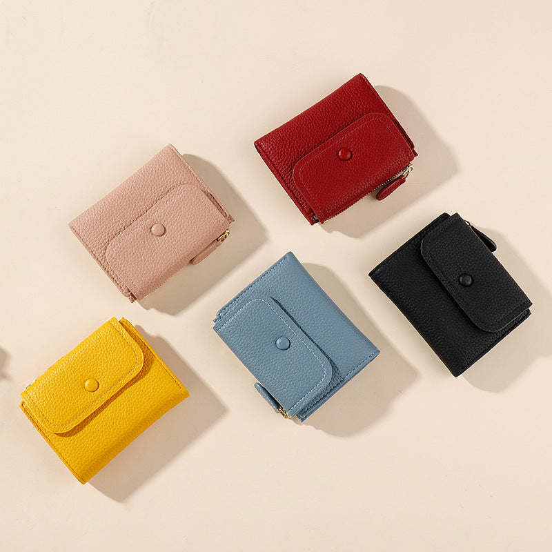 women's PU leather card wallet, view 2 - MRSLM