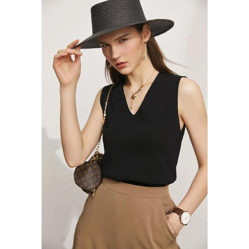 v-neck tank top, view 26 - MRSLM