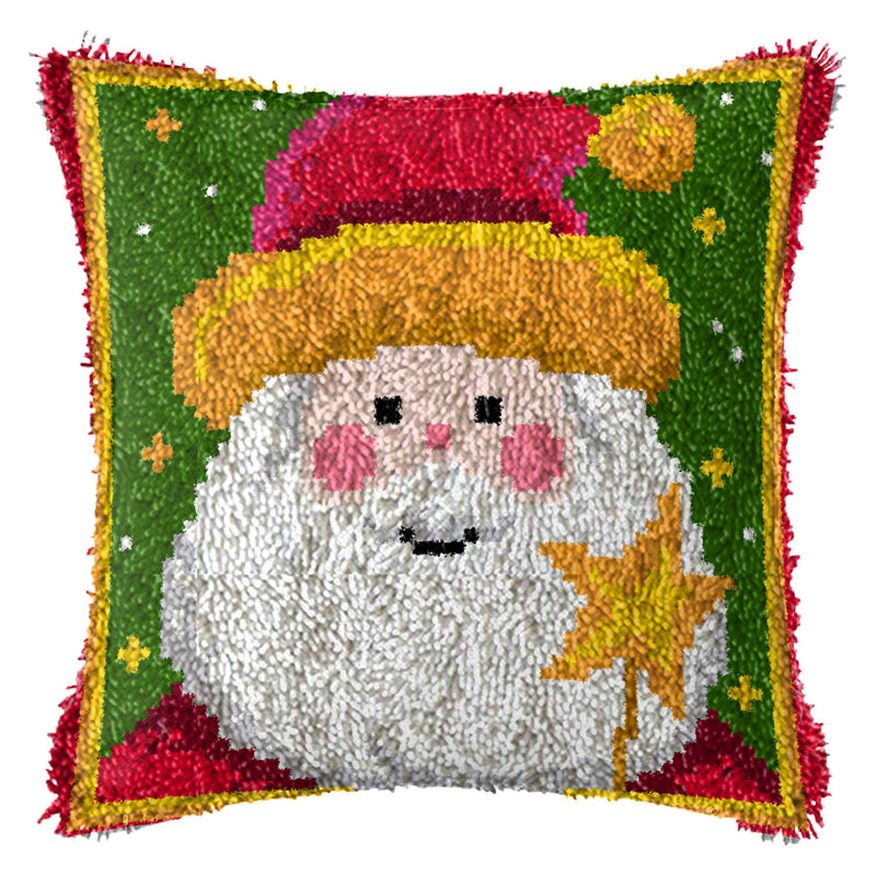 diy christmas embroidered cushion kit, view 19 - MRSLM