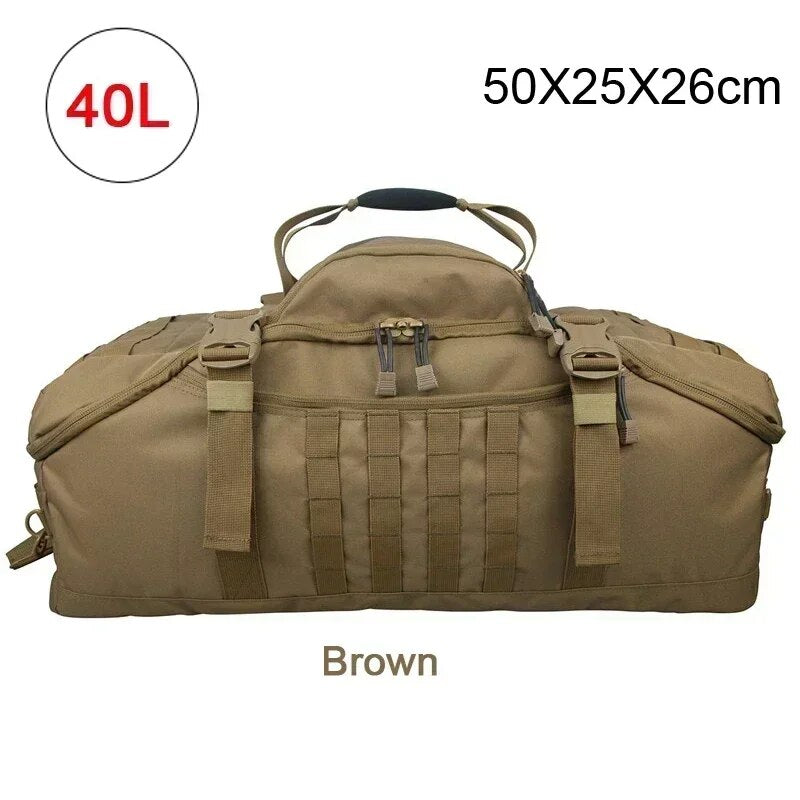 3-in-1 tactical backpack duffle bag, view 10 - MRSLM
