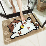 Cartoon flocking non-slip bathroom mat, view 7 - MRSLM