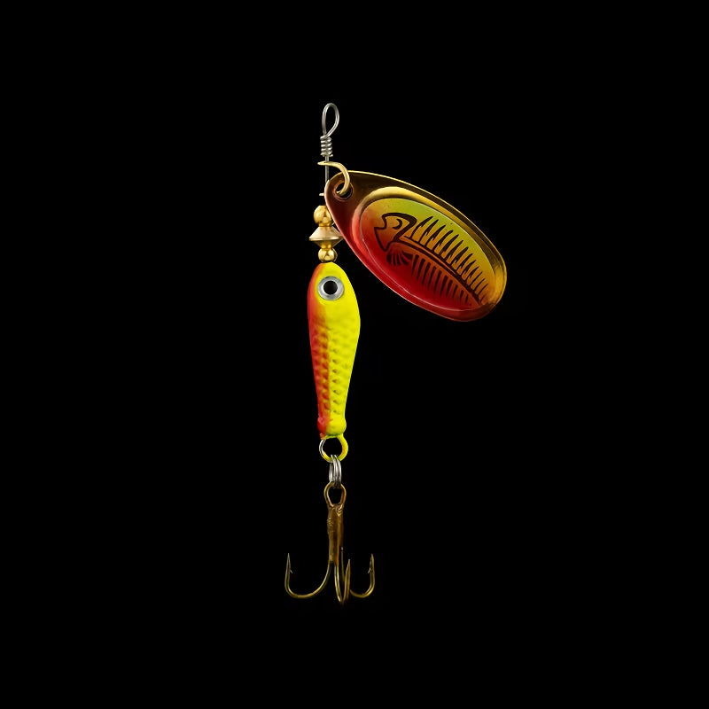 rotating metal spinner fishing lure, view 4 - MRSLM