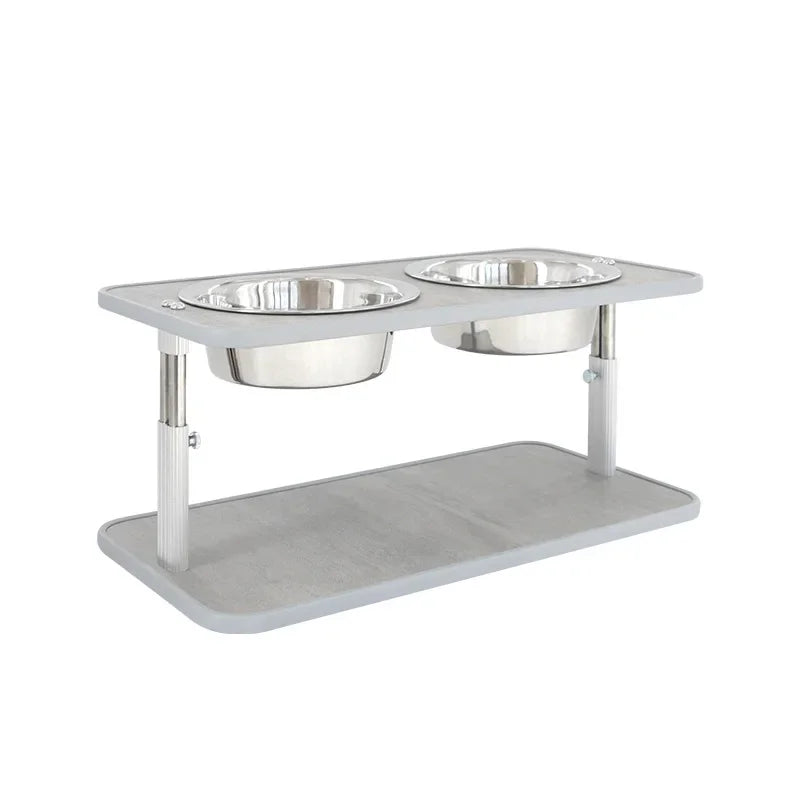 adjustable elevated dog feeder, view 7 - MRSLM