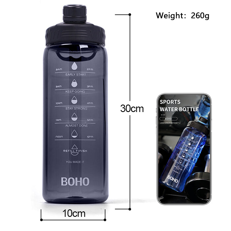 2 liter water bottle with straw, view 10 - MRSLM