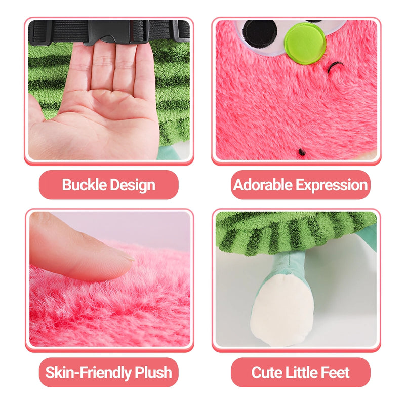 watermelon car headrest and lumbar pillow, view 7 - MRSLM
