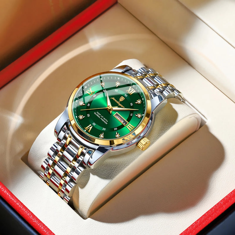 men's luminous quartz watch, view 2 - MRSLM