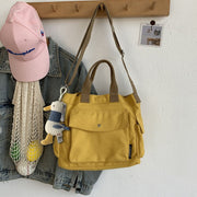 canvas crossbody shoulder bag, view 2 - MRSLM