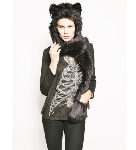 women's winter hat and scarf set, view 3 - MRSLM
