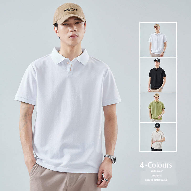 men's loose lapel polo shirt, view 2 - MRSLM