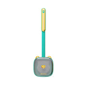 cat-themed wall mounted toilet brush set, view 2 - MRSLM