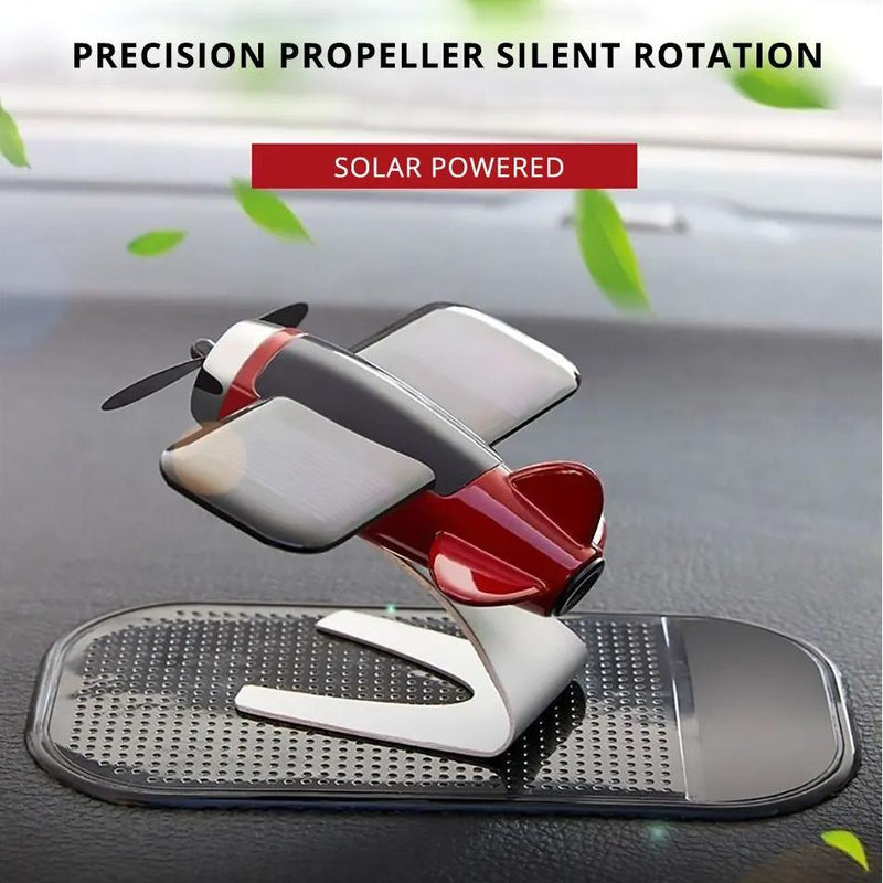 solar airplane car air freshener, view 6 - MRSLM