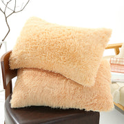 faux fur shaggy pillowcases, view 4 - MRSLM