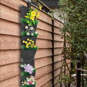 7-pocket vertical hanging garden planter, view 4 - MRSLM