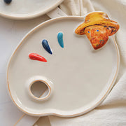 Ceramic palette for watercolor and gouache, view 2 - MRSLM