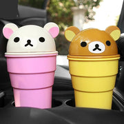 cartoon bear car trash can - MRSLM