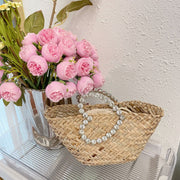 woven vacation style handbag for women, view 7 - MRSLM
