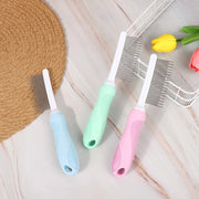 pet grooming comb with long and short teeth, view 8 - MRSLM