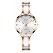 women's ceramic bracelet quartz watch, view 3 - MRSLM