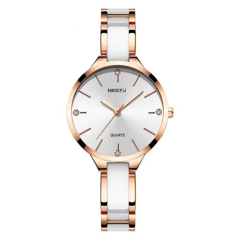 women's ceramic bracelet quartz watch, view 3 - MRSLM