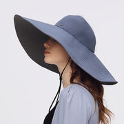 large brim waterproof beach cap, view 7 - MRSLM