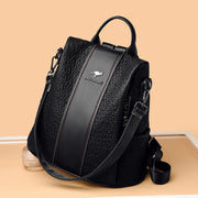 soft PU leather backpack, view 5 - MRSLM