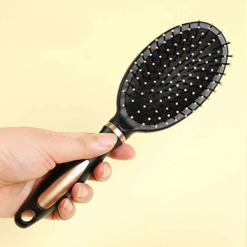 anti-static hair brush with air cushion, view 8 - MRSLM