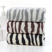 quick-dry zebra stripe microfiber towel, view 7 - MRSLM
